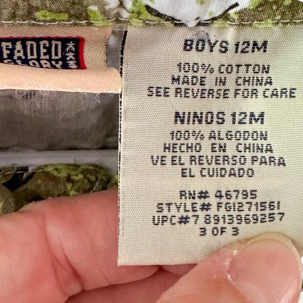 Baby boys 12 months hawaiian shirt - Picture 3 of 4